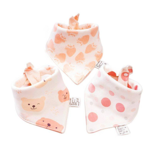 嬰兒口水巾男女寶寶三角純棉防水圍兜兒超柔雙按釦圍嘴圍巾 嬰兒口水巾男女寶寶三角純棉防水圍兜兒超柔雙按釦圍嘴圍巾