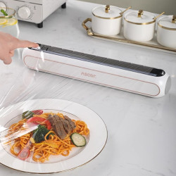 一次性保鮮膜切割神器廚房免撕滑刀食品級家用磁吸冰箱壁掛錫紙盒