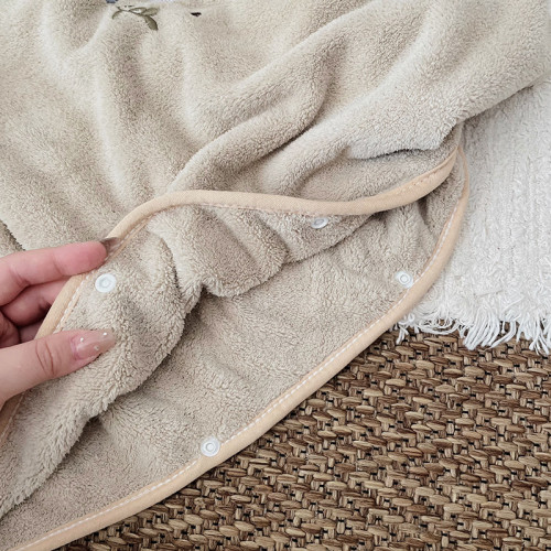 兒童浴巾帶帽鬥篷浴袍寶寶洗澡小孩浴袍珊瑚絨速乾吸水可穿式浴巾 兒童浴巾帶帽鬥篷浴袍寶寶洗澡小孩浴袍珊瑚絨速乾吸水可穿式浴巾