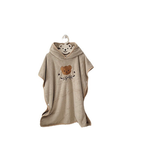 兒童浴巾帶帽鬥篷浴袍寶寶洗澡小孩浴袍珊瑚絨速乾吸水可穿式浴巾 兒童浴巾帶帽鬥篷浴袍寶寶洗澡小孩浴袍珊瑚絨速乾吸水可穿式浴巾