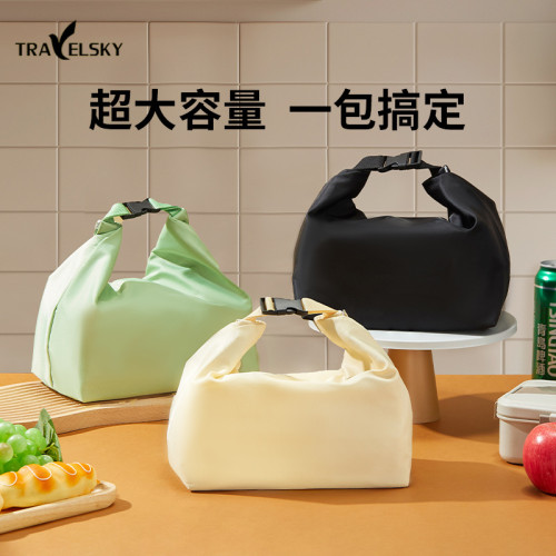 創意卡釦式保溫飯盒袋上班族學生高顔值手提飯盒袋防水鋁箔便當包 創意卡釦式保溫飯盒袋上班族學生高顔值手提飯盒袋防水鋁箔便當包