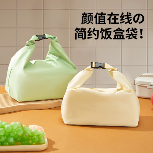 創意卡釦式保溫飯盒袋上班族學生高顔值手提飯盒袋防水鋁箔便當包 創意卡釦式保溫飯盒袋上班族學生高顔值手提飯盒袋防水鋁箔便當包