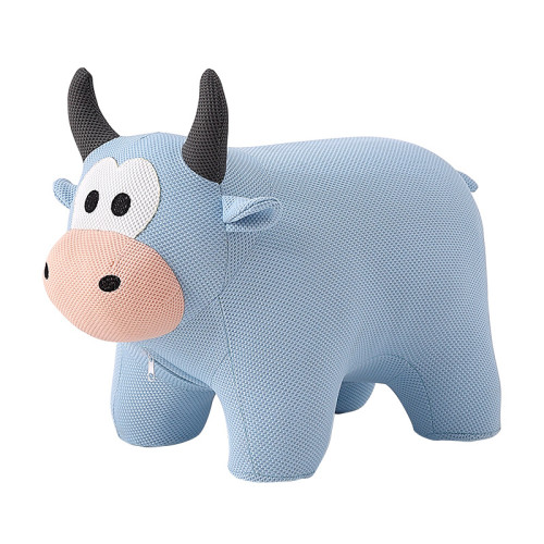 動物恐龍凳家用兒童創意卡通凳針織款萌牛實木換鞋凳可愛動物凳