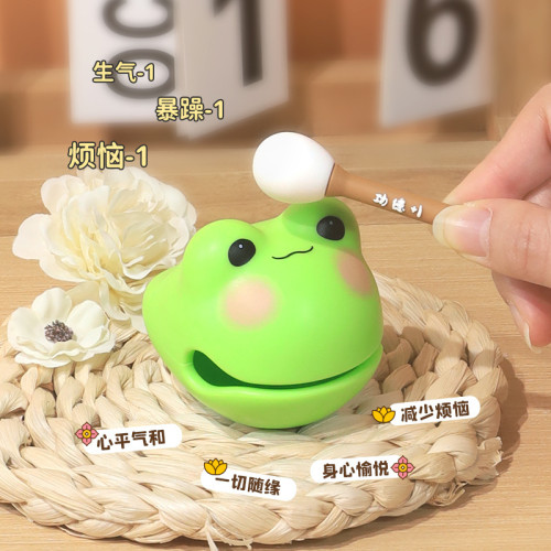敲彿系功德+1小木魚敲打解壓神器辦公工位擺件情緒控製創意玩具