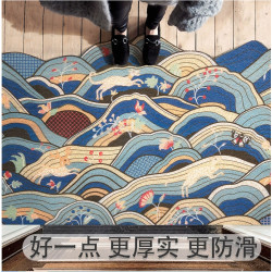 山川入戶門PVC地墊絲圈進門除塵墊門墊大門口家用耐髒腳墊地毯