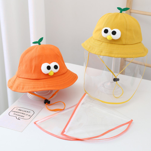 嬰兒帽子春秋疫情防護帽防飛沫兒童隔離可拆卸面罩幼兒童遮臉潮帽 嬰兒帽子春秋疫情防護帽防飛沫兒童隔離可拆卸面罩幼兒童遮臉潮帽