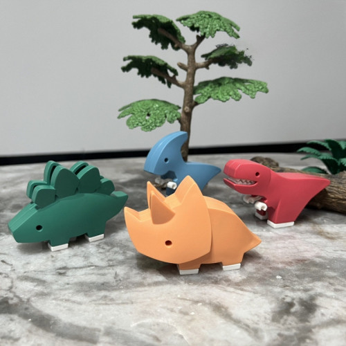 新款兒童磁力磁吸小恐龍玩具拼裝男孩立體動物模型霸王龍益智禮物 新款兒童磁力磁吸小恐龍玩具拼裝男孩立體動物模型霸王龍益智禮物