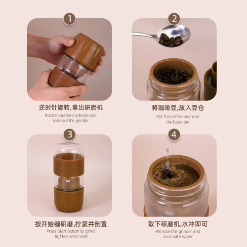 咖啡豆研磨機電動磨豆機咖啡研磨機器小型家用手磨咖啡機手沖 咖啡豆研磨機電動磨豆機咖啡研磨機器小型家用手磨咖啡機手沖