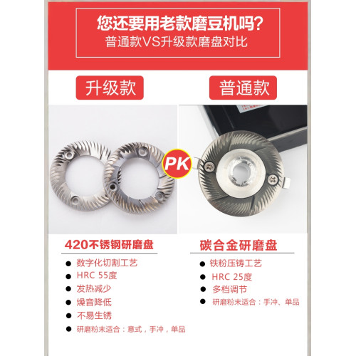 小飛鷹款電動磨豆機家用咖啡豆研磨器商用可調粗細意式粉碎機手沖