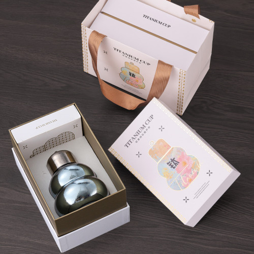 鈦杯鈦葫蘆保溫杯時尚小清新學生兒童情侶女生水杯子高檔禮品刻字