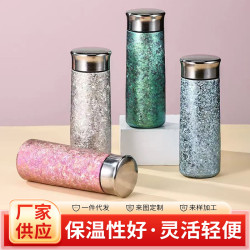 純鈦保溫杯高顔值純鈦內外可攜式鈦杯高顔值水杯