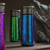 新款純鈦輕奢商務風保溫杯女高顔值漸變色口袋杯車用可攜式鈦杯