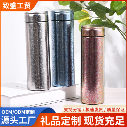 純鈦雙層杯家用保溫杯禮品杯辦公杯鈦杯真空杯子分離茶水水杯