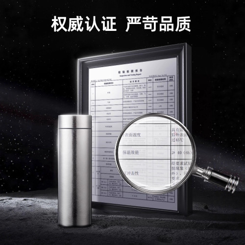 純鈦保溫杯高檔雙層內外純鈦杯商務可攜式鈦水杯禮盒禮品純鈦禮品杯