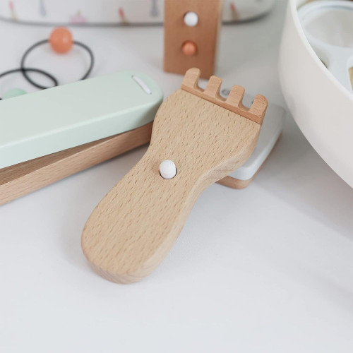 木製兒童仿真梳妝台公主化妝品台桌女孩首飾盒禮物扮家家酒玩具