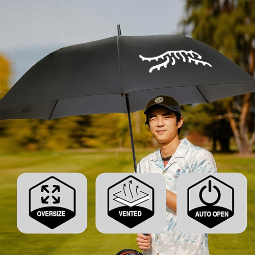 老虎伍玆高爾夫雨傘商務接待遮陽太陽傘 防紫外線晴雨傘男女通用