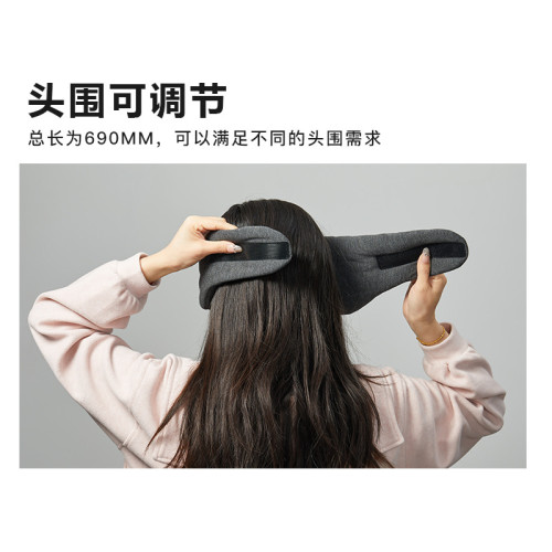 無印莫代爾冰感遮光眼罩全包裹居家旅行可攜式眼罩午休透氣眼罩