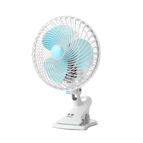 小型搖頭電風扇卡通學生宿捨床上桌上型夾子小風扇靜音家用桌面夾扇