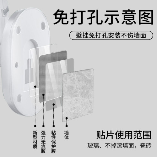 小型壁扇廚房家用學生宿捨小風扇辦公室衛生間電風扇循環免打孔