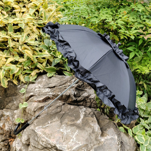 洛麗塔傘胚Lolita 蕾絲花邊公主傘拍照道具傘舞蹈裝飾長柄晴雨傘