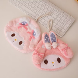 卡通珊瑚絨擦手巾可掛式加厚廚房抹布衛生間速乾強吸水小毛巾手帕