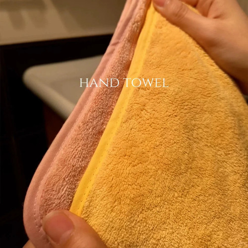 大鵞擦手巾掛式可愛超強吸水廚房衛生間加厚毛巾手帕不髮臭珊瑚絨