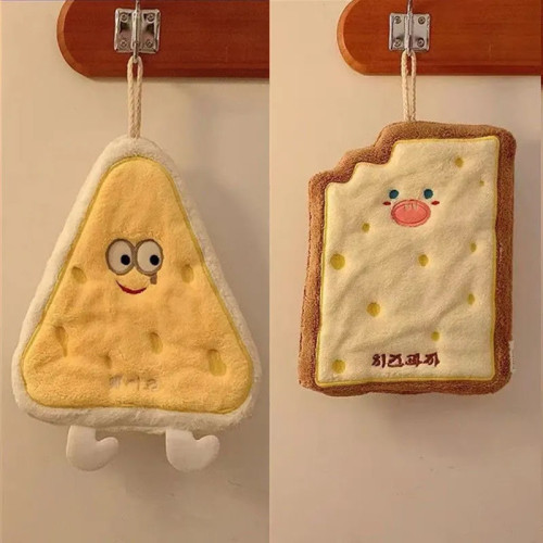 珊瑚絨吸水廚房加厚手帕奶酪可掛式抹布衛生間小毛巾