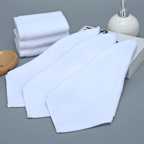 50條裝純棉白色小方巾兒童洗臉毛巾酒店幼兒園KTV擦手巾廚房抹布