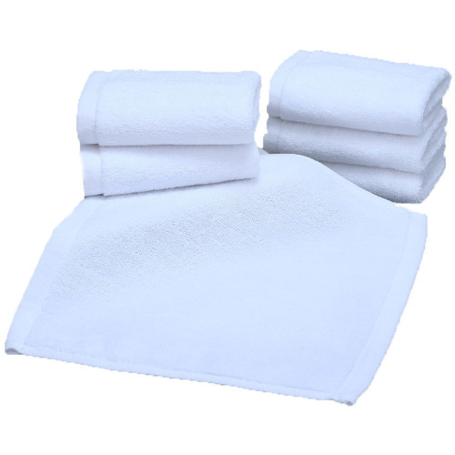 50條裝純棉白色小方巾兒童洗臉毛巾酒店幼兒園KTV擦手巾廚房抹布