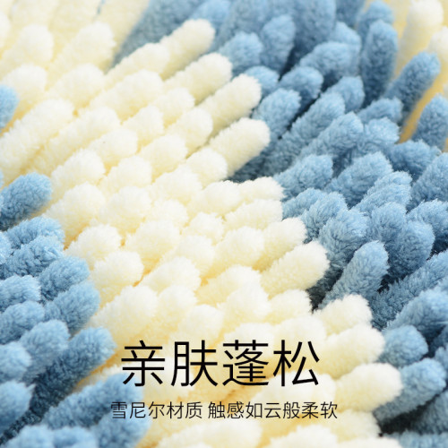 潔麗雅雪尼爾擦手巾廚房加厚吸水快乾毛巾衛生間卡通可愛兒童抹布