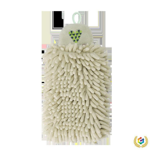 ≈抖播雪尼爾擦手巾 廚房衛生間壁掛式毛巾吸水速乾擦手毛巾