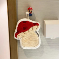 可愛蘑菇擦手巾掛式加厚不髮臭毛巾超強吸水手帕家用廚房衛生間