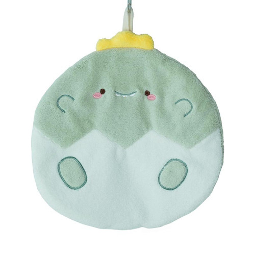 萌趣動物擦手巾可掛式珊瑚絨吸水毛巾衛生間不掉毛兒童擦手巾