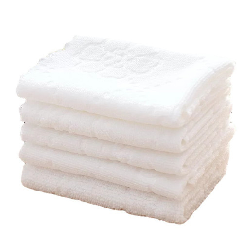 100條裝一次性餐巾白色小方巾酒店KTV火鍋飯店擦手巾壓花濕水毛巾