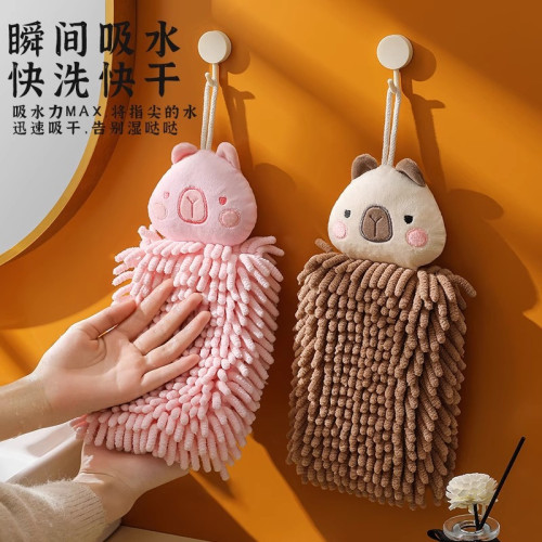 【新人立減5元】卡皮巴拉水豚卡通兒童擦手毛巾廚房加厚吸水毛巾 【新人立減5元】卡皮巴拉水豚卡通兒童擦手毛巾廚房加厚吸水毛巾