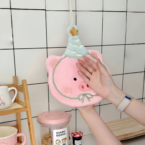 可愛刺綉小狗擦手巾廚房浴室可掛式卡通珊瑚絨小毛巾吸水小方巾 可愛刺綉小狗擦手巾廚房浴室可掛式卡通珊瑚絨小毛巾吸水小方巾