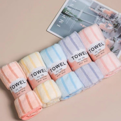 加厚毛巾家用吸水兒童洗臉巾珊瑚絨男女洗澡速乾條裝擦臉