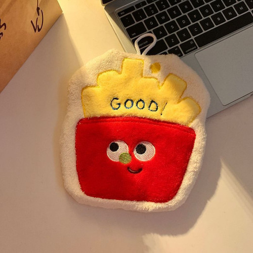 可愛擦手巾掛式卡通衛生間加厚速乾吸水不掉毛巾廚房抹布家用手帕