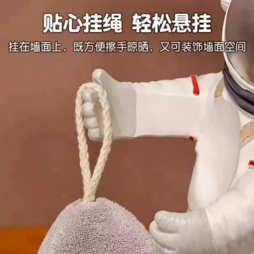 卡通抱抱貓可掛式擦手巾吸水毛巾洗碗布抹布可愛小毛巾強吸水可愛