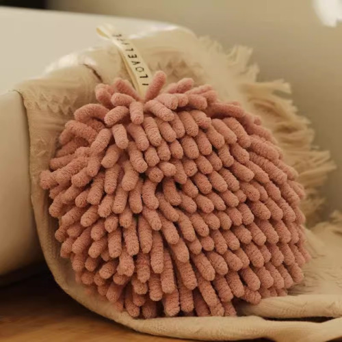 雪尼爾擦手巾掛式超強吸水速乾廚房浴室衛生間加厚擦手球抹帕兒童