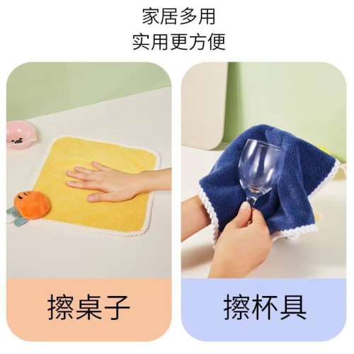擦手掛巾家用超強吸水毛巾兒童洗手巾純棉寶寶擦手擦手巾速乾