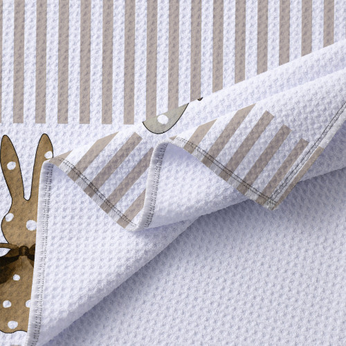 華夫格廚房毛巾2件套復活節毛巾380GSM擦手巾吸水茶巾 華夫格廚房毛巾2件套復活節毛巾380GSM擦手巾吸水茶巾