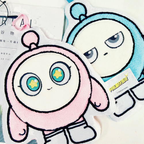 蛋仔派對正版擦手巾珊瑚絨卡通卡通可掛兒童毛巾加厚吸水洗手帕