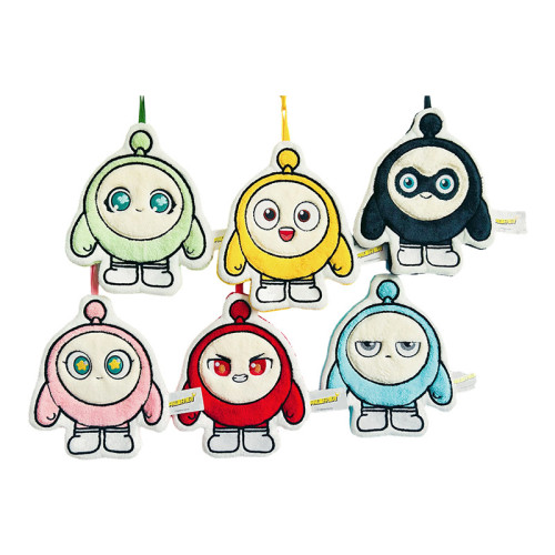 蛋仔派對正版擦手巾珊瑚絨卡通卡通可掛兒童毛巾加厚吸水洗手帕