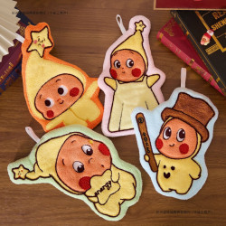 星星人擦手巾掛式高顔值可愛珊瑚絨超強吸水加厚廚房衛生間擦手布