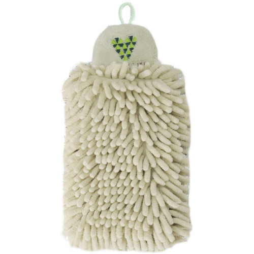 雪尼爾擦手巾可掛式吸水廚房衛生間抹手布搽手帕速乾E18