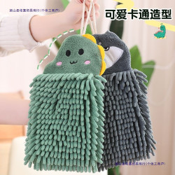 可愛速乾雪尼爾擦手巾防臭清新廚房加厚不掉毛浴室清潔掛式可攜式巾