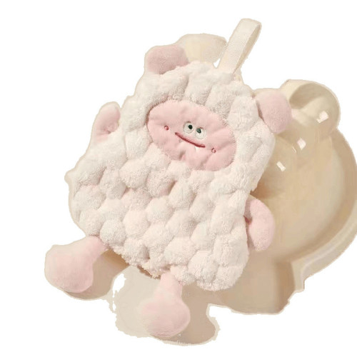 廚房手巾掛式加厚速乾吸水卡通可愛方巾兒