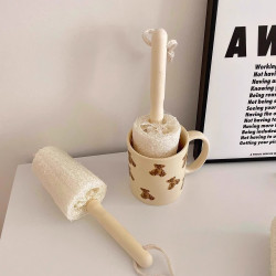 可愛小貓米粒珊瑚水擦手巾禮品毛巾吸掛式兩用速乾方巾吸水不掉毛