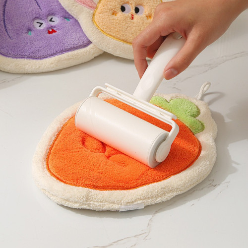 擦手巾掛式蔬菜系列珊瑚速乾加厚吸水衛生間可愛掛式擦毛巾廚房 擦手巾掛式蔬菜系列珊瑚速乾加厚吸水衛生間可愛掛式擦毛巾廚房